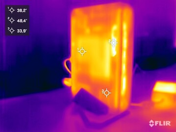 Test di stress di Asus ROG NUC (verticale, lato sinistro)