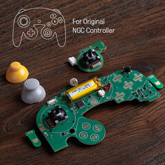 il kit mod di 8BitDo per il controller NGC originale è una soluzione senza saldature. (Fonte immagine: 8BitDo)