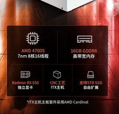 AMD 4700S e scheda AMD Cardinal. (Fonte immagine: Tmall)