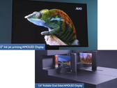 Per quanto riguarda i grandi pannelli OLED, AUO potrebbe diventare un serio concorrente per LG nel prossimo futuro. (Fonte: AUO)