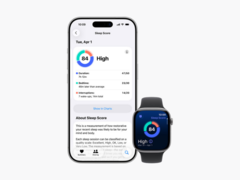 Applela funzione di punteggio del sonno (nella foto) sarà disponibile per gli utenti di wearable di terze parti. (Fonte: Apple)