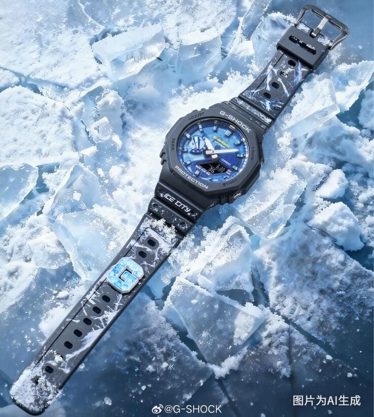 L'orologio Casio G-Shock GA-2100AS-2APRH. (Fonte: Casio)