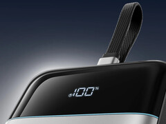 Il power bank da 25 SE ha un prezzo di lancio scontato di 62,99 $. Nella foto: un'immagine promozionale che mostra il display e il cavo integrato.