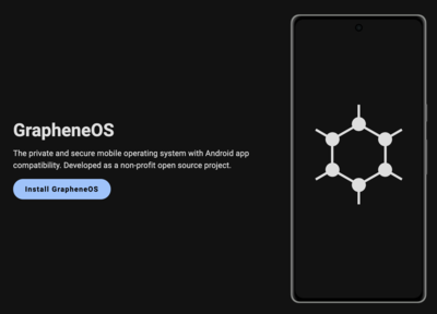 GrapheneOS è stato progettato specificamente per limitare il tracciamento dei dati di Google, ma può essere utilizzato senza attivare alcun servizio di Google Play (Fonte: Graphene OS)