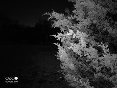 La telecamera per la visione notturna è in grado di catturare immagini chiare di soggetti nel raggio di 5 metri in condizioni di completa oscurità.