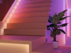 La striscia luminosa Omniglow di Philips Hue (nella foto) è ora disponibile in Europa. (Fonte: Philips Hue)