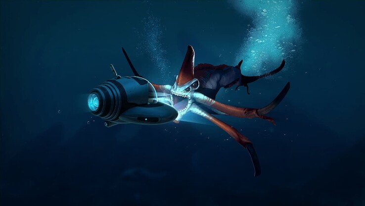 Il Leviatano Mietitore di Subnautica. (Fonte immagine: Unknown Worlds)