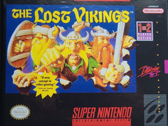 La scatola SNES di The Lost Vikings nella foto (fonte: eBay)