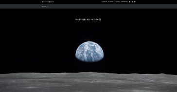 Hasselblad usa un'immagine quasi identica sul suo sito web. (Fonte dell'immagine: Hasselblad)