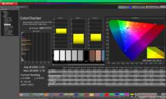 ColorChecker prima della calibrazione (P3)