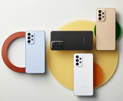 Il Galaxy A33 5G sarà disponibile dal mese prossimo in quattro colori. (Fonte immagine: Samsung)