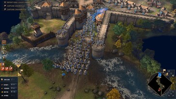 Nella foto: Una schermata di gioco di Age of Empires IV: Anniversary Edition.