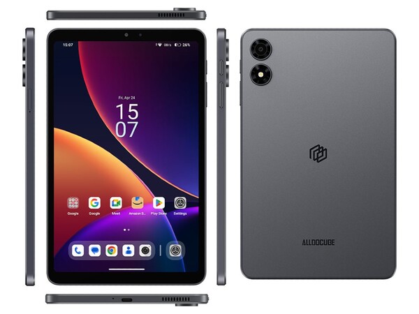 L'Alldocube iPlay Mini 4 presenta un corpo in metallo.