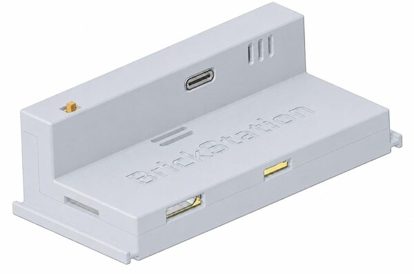 Un rendering concettuale della BrickStation.