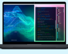 Secondo Dell, la scheda Qualcomm AI-100 Inference è dotata di 32 core AI e 64 GB di memoria LPDDR4x. Nella foto - Un computer portatile Dell con una finestra di codifica sul lato destro dello schermo. (Fonte immagine: Dell)