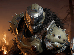 Una schermata di gioco di Doom: The Dark Ages.