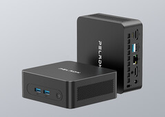 Il modello 3500U WO5 può funzionare con un TDP di 15 W. Nell’immagine: una foto promozionale che mostra il design del mini PC.