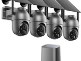 Il sistema di telecamere solari di sicurezza Sehmua CK14S è dotato di resistenza all'acqua IP65 (fonte: Sehmua)