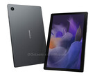 Il Galaxy Tab A8 2021 ha cornici spesse e un display da 10.4 pollici. (Fonte immagine: 91mobiles &amp; @OnLeaks)