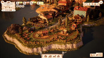 Nella foto: Una schermata di gioco di Town to City.