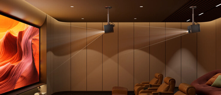 Grazie alla sua lente intercambiabile, VisionMaster Max offre un'ampia gamma di rapporti di proiezione (fonte: Valerion)