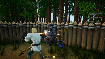 Nella foto: Una schermata di gameplay di YAR: Forgotten Throne.