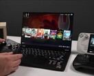 Asus TUF Gaming A14 con SteamOS 3.9 in esecuzione insieme a uno Steam Deck