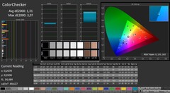 CalMAN: ColorChecker (calibrato)