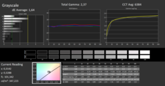 Calman ColorChecker: DCI-P3 - scala di grigi