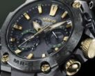 Il Casio MRG-B2000RG-3A (nella foto) sembra avere una texture spazzolata, quasi simile alla pietra, intorno ai bordi e alle viti esagonali visibili. (Fonte: Grande Mondo G-Shock)