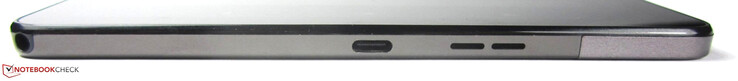 A destra: jack da 3,5 mm, USB-C 2.0, altoparlante
