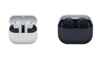 Si dice che la custodia di Galaxy Buds 3 FE abbia una capacità della batteria di 900 mAh, quasi doppia rispetto a quella di Galaxy Buds 3. (Fonte: Samsung)