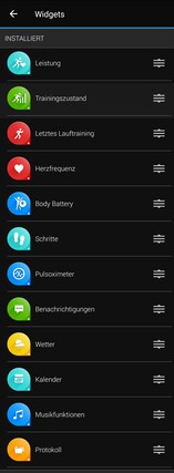 Widgets (panoramica)