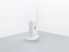 Router wireless HaLowLink-2 a lungo raggio con quattro antenne esterne, progettato per una copertura Wi-Fi estesa