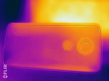 Distribuzione del calore lato posteriore