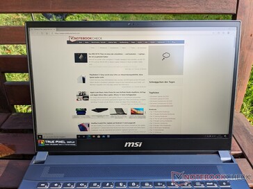 MSI Creator 15 - uso all'aperto