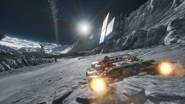 Nell'immagine: uno screenshot di gioco di STAR WARS: Galactic Racer.