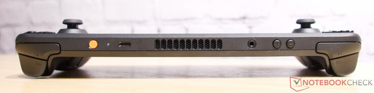 USB C (con PowerDelivery e DisplayPort); porta jack audio da 3,5 mm
