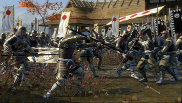 Un'immagine che raffigura dei samurai in Total War: Shogun 2.