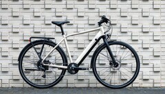 La bicicletta elettrica Decathlon Elops LD500E ha un&#039;autonomia di assistenza fino a 115 km (~71 miglia). (Fonte: Decathlon)