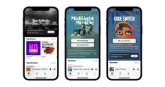 Apple L'applicazione Podcasts su iPhone (Fonte: Apple)