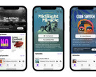 Apple I podcast saranno disponibili nel launcher dell'app Tesla (Fonte: Apple)