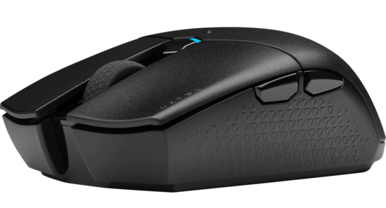 Il Corsair Katar Pro Wireless è un mouse completamente senza fili che si collega via Wi-Fi o Bluetooth. (Fonte immagine: Corsair)