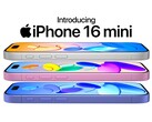 Un video rendering di quello che potrebbe essere l'iPhone 16 Mini. (Fonte immagine: @asherdipps)