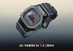 L'edizione Casio G-Shock GM-5600 'Space Age' presenta una grafica rossa del Theme Building dell'Aeroporto Internazionale di Los Angeles. (Fonte: C2H4)