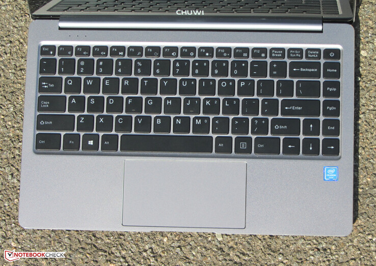 Uno sguardo alla tastiera e al trackpad del LapBook Pro