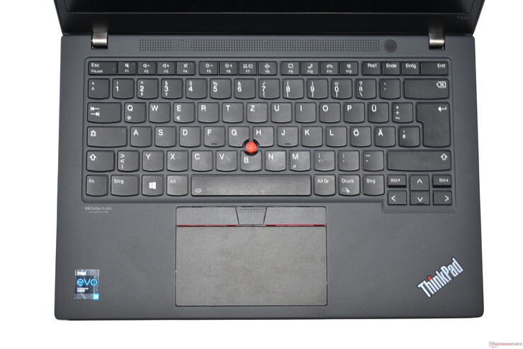 Lenovo ThinkPad T14s G2: area della tastiera