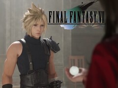 Striscione di Final Fantasy 7 con Cloud (Fonte: Square Enix con modifiche)