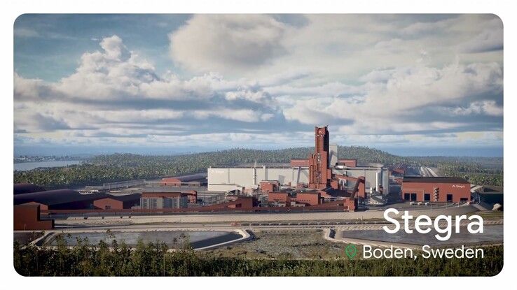 La fabbrica di acciaio verde in Svezia