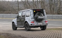 La Mercedes EQG non è stata in grado di completare il suo ultimo stress test sulla famigerata Nordschleife (Foto: Carspotter Jeroen)